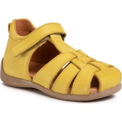 Sandały FRODDO - G2150113-5 S Yellow. Żółte sandały dziewczęce Froddo, ze skóry, bez zapięcia. Za 249,00 zł.