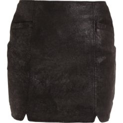 Minispódniczki: See u Soon PU MINI SKIRT Spódnica mini black