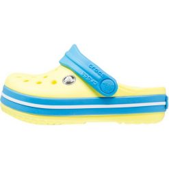 Crocs CROCBAND Sandały kąpielowe tennis ball green/ocean. Zielone sandały chłopięce Crocs, z gumy. Za 139,00 zł.