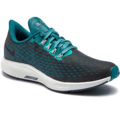Buty NIKE - Air Zoom Pegasus 35 Prm AH8392 300 Geode Teal/Midnight Spruce. Szare buty sportowe damskie Nike, bez wzorów, ze skóry ekologicznej, sportowe, do biegania, nike zoom. W wyprzedaży za 339,00 zł.