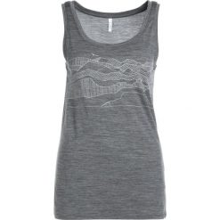 Icebreaker TECH LITE TANK HAWKLAND Koszulka sportowa black. Czarne t-shirty damskie marki Icebreaker, xl, z wełny. Za 259,00 zł.