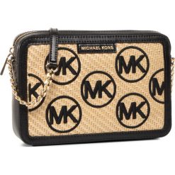 Torebka MICHAEL MICHAEL KORS - Jet Set 32S0GJ6C3W Black Multi. Brązowe listonoszki damskie MICHAEL Michael Kors, bez wzorów, ze skóry, klasyczne, bez dodatków. W wyprzedaży za 609,00 zł.