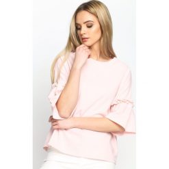 Różowa Bluzka Romantic Way. Czerwone bluzki damskie marki Born2be, s. Za 29,99 zł.