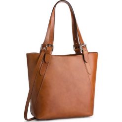 Torebka CREOLE - K10479 Koniak. Pomarańczowe torebki klasyczne damskie Creole, bez wzorów, ze skóry, klasyczne, bez dodatków. Za 319,00 zł.