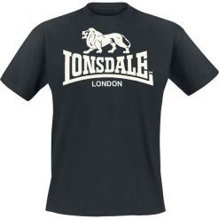 T-shirty męskie z nadrukiem: Lonsdale London Logo T-Shirt czarny