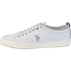 U.S. POLO ASSN. tenisówki męskie Wuck 45 białe. Białe trampki męskie U.S. Polo Assn., bez wzorów, bez zapięcia. W wyprzedaży za 169,00 zł.
