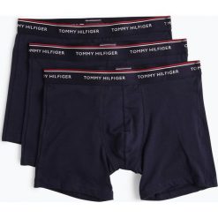Tommy Hilfiger - Obcisłe bokserki męskie pakowane po 3 szt., niebieski. Czarne bokserki męskie marki TOMMY HILFIGER, z bawełny. Za 179,95 zł.