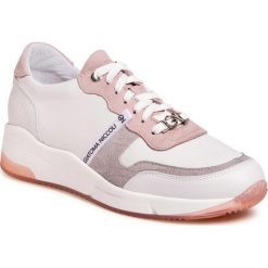 Sneakersy NIK - 05-0719-11-8-24-02 Biały. Białe półbuty damskie Nik, ze skóry. Za 289,00 zł.