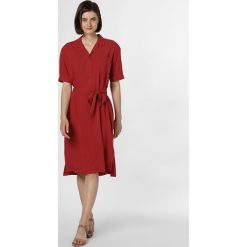 Esprit Casual - Sukienka damska z domieszką lnu, czerwony. Czerwone sukienki damskie Esprit Casual, na co dzień, bez wzorów, casualowe, bez kołnierzyka, bez rękawów, proste. Za 199,95 zł.