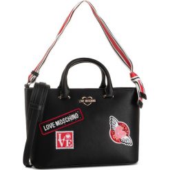Torebka LOVE MOSCHINO - JC4095PP18LR0000 Nero. Czarne torebki klasyczne damskie Love Moschino, bez wzorów, ze skóry ekologicznej, klasyczne, na ramię, bez dodatków. W wyprzedaży za 629,00 zł.