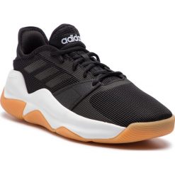 Buty adidas - Streetflow F36737 Cblack/Cblack/Ftwwht. Czarne buty sportowe męskie marki Adidas, na co dzień, bez wzorów, ze skóry ekologicznej, bez zapięcia. Za 299,00 zł.