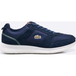 Lacoste - Buty Joggeur. Niebieskie halówki męskie marki Lacoste, z gumy, na sznurówki. W wyprzedaży za 329,90 zł.