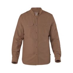 Fjällräven Övik Lite Shirt M, Ciemny piasek | 227 | L. Niebieskie koszule męskie Fjällräven, m, bez wzorów, z bawełny, bez kołnierzyka, z długim rękawem. W wyprzedaży za 527,87 zł.