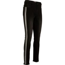 Dżinsy z kolekcji Maite Kelly bonprix czarny "stone". Czarne jeansy damskie marki bonprix. Za 129,99 zł.