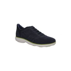 Buty Geox PÓŁBUTY U72D7A 00022. Czarne trampki męskie Geox, bez wzorów, bez zapięcia. Za 379,99 zł.