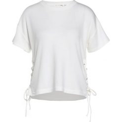 T-shirty damskie: rag & bone LACEUP Tshirt z nadrukiem blanc