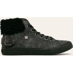 Big Star - Trampki. Czarne trampki i tenisówki damskie BIG STAR, bez wzorów, z gumy, na sznurówki. W wyprzedaży za 89,90 zł.