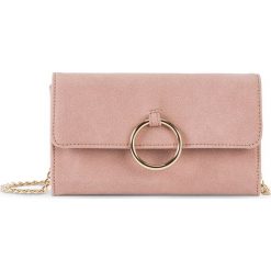 Kopertówka bonprix bladoróżowy. Różowe kopertówki damskie bonprix, bez wzorów, ze skóry, eleganckie, bez dodatków. Za 69,99 zł.