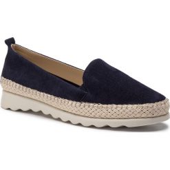 Espadryle THE FLEXX - Easy Chap C1028/12 Blu. Niebieskie espadryle damskie marki The Flexx, ze skóry, na płaskiej podeszwie. Za 259,00 zł.