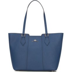 Torebka damska 87-4-705-N. Niebieskie shopper bag damskie Wittchen, matowe. Za 299,00 zł.