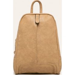 Answear - Plecak. Brązowe plecaki damskie ANSWEAR, bez wzorów, ze skóry ekologicznej, eleganckie. W wyprzedaży za 59,90 zł.