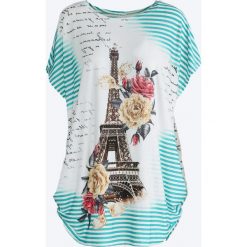 Bluzki damskie: Zielony T-shirt Emotional Rescue