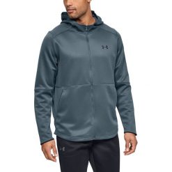 Under Armour MK-1 Bluza Niebieski Szary. Szare bluzy męskie Under Armour, m, bez wzorów, z poliesteru, bez kołnierzyka, bez rękawów, bez kaptura. Za 274,95 zł.
