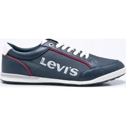 Levi's - Buty. Niebieskie halówki męskie marki Levi's®, z gumy, na sznurówki. W wyprzedaży za 199,90 zł.