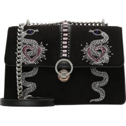 Torebki klasyczne damskie: Topshop SASSY SNAKE GEM Torba na ramię black