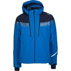 Kurtka narciarska w kolorze niebieskim. Niebieskie kurtki sportowe męskie s, z tkaniny, narciarskie. W wyprzedaży za 529,95 zł.