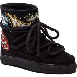 Buty INUIKII - Sneaker Dipama 70202-31 Rock Black. Czarne kozaki damskie marki Inuikii, ze skóry, rockowe, bez zapięcia. W wyprzedaży za 1349,00 zł.