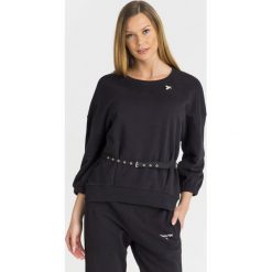BLUZA Patrizia Pepe. Czarne bluzy damskie Patrizia Pepe, s, w paski, z bawełny, bez rękawów, bez kaptura. Za 622,30 zł.