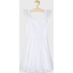 Polo Ralph Lauren - Sukienka dziecięca 128-176 cm. Białe sukienki dziewczęce Polo Ralph Lauren, bez wzorów, z bawełny, casualowe, bez rękawów, rozkloszowane. W wyprzedaży za 269,90 zł.