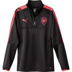 Bluza ze stójką. Czerwone bluzy męskie rozpinane marki Puma, l, z długim rękawem, długie. Za 251,96 zł.
