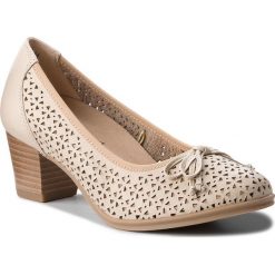 Półbuty CAPRICE - 9-22503-20 Beige Nappa 402. Brązowe półbuty damskie marki Caprice, bez wzorów, ze skóry ekologicznej, bez obcasa, na obcasie, bez zapięcia. W wyprzedaży za 179,00 zł.