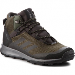 Buty adidas - Terrex Tivid Mid Cp AC8042 Ngtcar/Cblack/Grefou. Zielone buty trekkingowe męskie Adidas, z materiału, outdoorowe, adidas terrex, climaproof (adidas). W wyprzedaży za 409,00 zł.