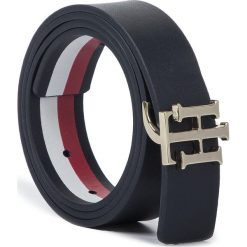 Pasek Damski TOMMY HILFIGER - Th Reversible 3.0 AW0AW07139 0YG. Niebieskie paski damskie TOMMY HILFIGER, w paski, ze skóry. W wyprzedaży za 199,00 zł.