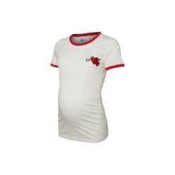 Mama licious Koszulka dla kobiet w ciąży MLGILIAN snow white - biały - Gr.Odzież ciążowa. Biała bluzki damskie marki Mama Licious, z bawełny. Za 79,00 zł.