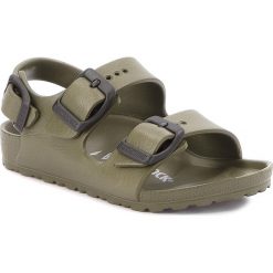 Sandały BIRKENSTOCK - Milano 1009354 Khaki. Zielone sandały męskie marki Birkenstock, z tworzywa sztucznego, bez zapięcia. Za 89,00 zł.