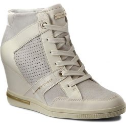 Sneakersy damskie: Sneakersy TOMMY HILFIGER – Sebille Low 2C1 FW0FW01018 Whisper White 016