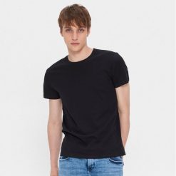 T-shirt basic - Czarny. Czarne t-shirty damskie House, s, bez wzorów, bez kołnierzyka. Za 29,99 zł.