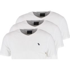 T-shirty męskie: Abercrombie & Fitch VNECK 3 PACK Tshirt basic white