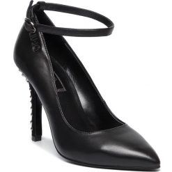 Szpilki LIU JO - Bea 7 Pump S69035 P0062 Black 22222. Czarne półbuty damskie Liu Jo, bez wzorów, ze skóry, eleganckie, bez obcasa, na obcasie, bez zapięcia. W wyprzedaży za 559,00 zł.
