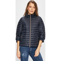 Geox - Kurtka puchowa. Niebieskie kurtki damskie Geox, m, bez wzorów, z poliesteru, krótkie. W wyprzedaży za 459,90 zł.