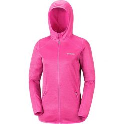 Kurtka polarowa "Sapphire Trail" w kolorze różowym. Różowe bluzy damskie Columbia, xs, bez wzorów, z materiału, klasyczne, bez kaptura. W wyprzedaży za 179,95 zł.