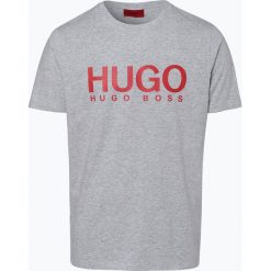 HUGO - T-shirt męski – Dolive, szary. Szare t-shirty męskie z nadrukiem marki HUGO, xl, z bawełny. Za 179,95 zł.