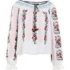 Bluzki asymetryczne: Needle & Thread CROSS STITCH FLOWER TOP Bluzka white
