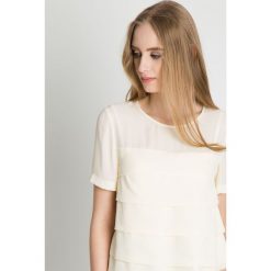 Bluzki damskie: Elegancka bluzka w kolorze ecru BIALCON