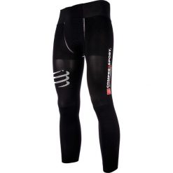 Spodnie do biegania kompresyjne męskie COMPRESSPORT MULTISPORT FULL TIGHTS / LGRUNV3-99. Czarne spodnie męskie Compressport, m, bez wzorów. Za 383,00 zł.