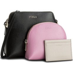 Torebka FURLA - Boheme 943606 E EQ35 ARE Onyx/Orchidea/Vaniglia. Brązowe listonoszki damskie marki Furla. W wyprzedaży za 599,00 zł.